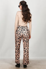 Luipaardprint Broek – Beige