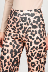 Luipaardprint Broek – Beige