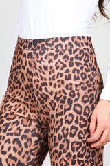 Luipaardprint Broek – Bruin