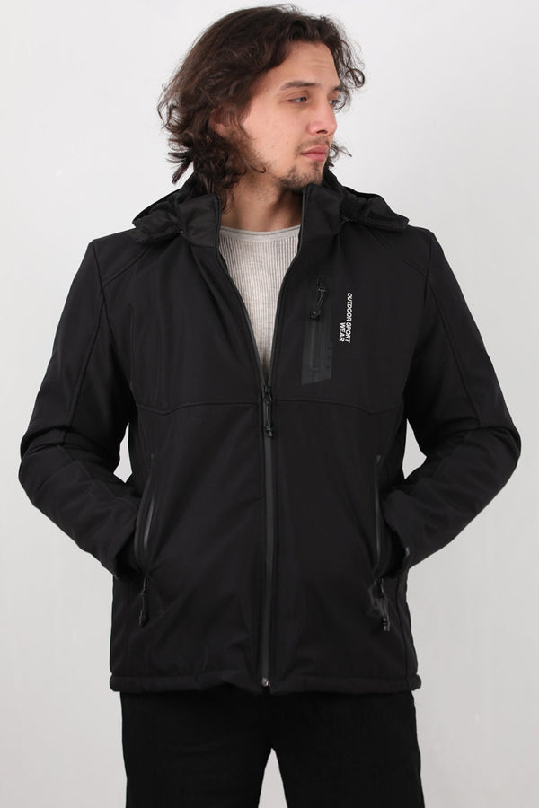 Heren Jack Met Capuchon – Zwart