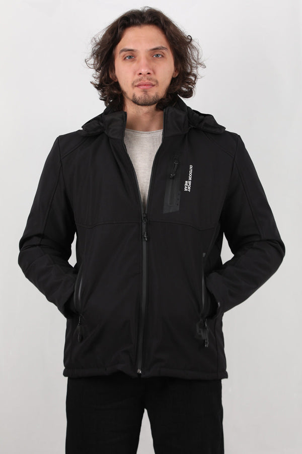 Heren Jack Met Capuchon – Zwart