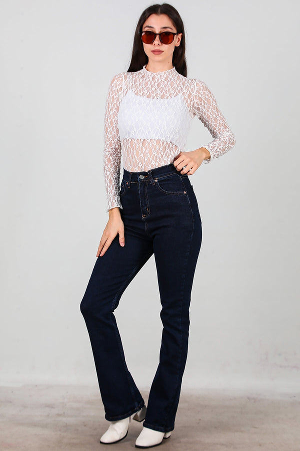 Denim Flared Jeans