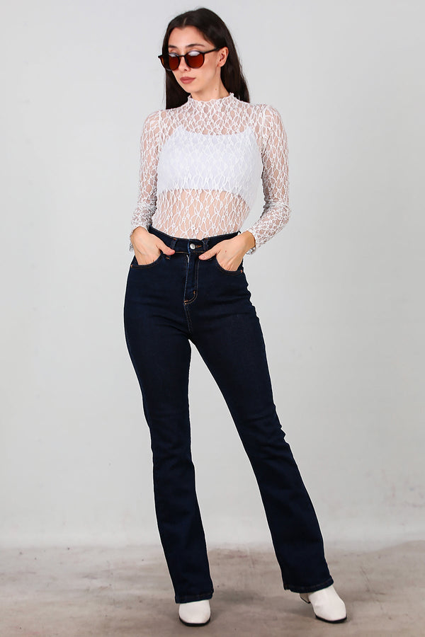 Denim Flared Jeans