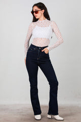 Denim Flared Jeans