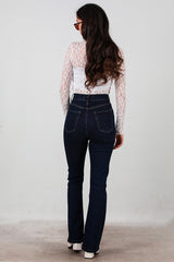 Denim Flared Jeans