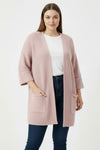 Vest Met Zakken In Grote Maten — Roze