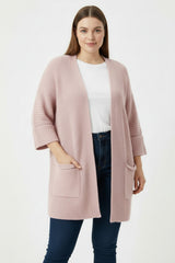 Vest Met Zakken In Grote Maten — Roze