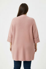 Vest Met Zakken In Grote Maten — Roze