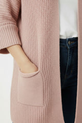 Vest Met Zakken In Grote Maten — Roze