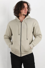 Herenjack Met Capuchon En Ritssluiting — Khaki