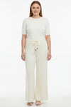 Gebreide Broek Met Çima - Detail — Crème