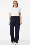 Gebreide Broek Met Çima - Detail — Marineblauw
