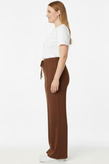 Damen Strickhose Mit Çima - Detail — Braun