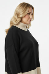 Panel - Detail Two - Piece Knit Set — Black
