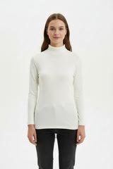 Transparante Colblouse — Ecru