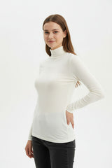 Transparante Colblouse — Ecru