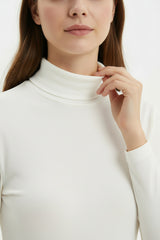 Transparante Colblouse — Ecru