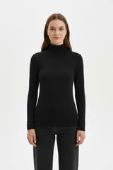 Transparante Colblouse — Zwart