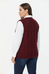 Gilet In Grote Maten — Bordeaux