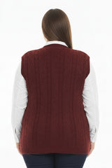 Gilet In Grote Maten — Bordeaux
