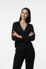 Müslim Tencel Blouse – Zwart