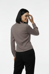 Müslim Tencel Blouse – Taupe