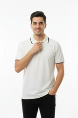Erkek Polo Yaka Tshirt  Ekru