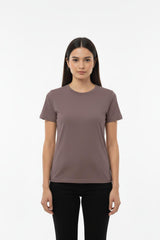 Body - T - Shirt Met Ronde Hals — Lichtbruin