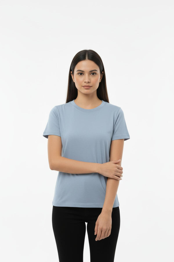 Body - T - Shirt Met Ronde Hals — Blauw