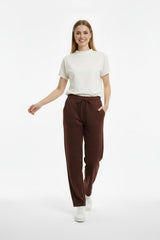 Wijde Broek Met Steentjes – Bruin
