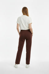 Wijde Broek Met Steentjes – Bruin