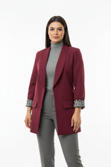 Blazer Met Luipaardvoering — Luipaard