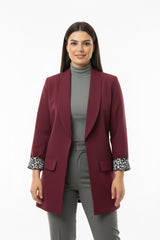 Blazer Met Luipaardvoering — Luipaard
