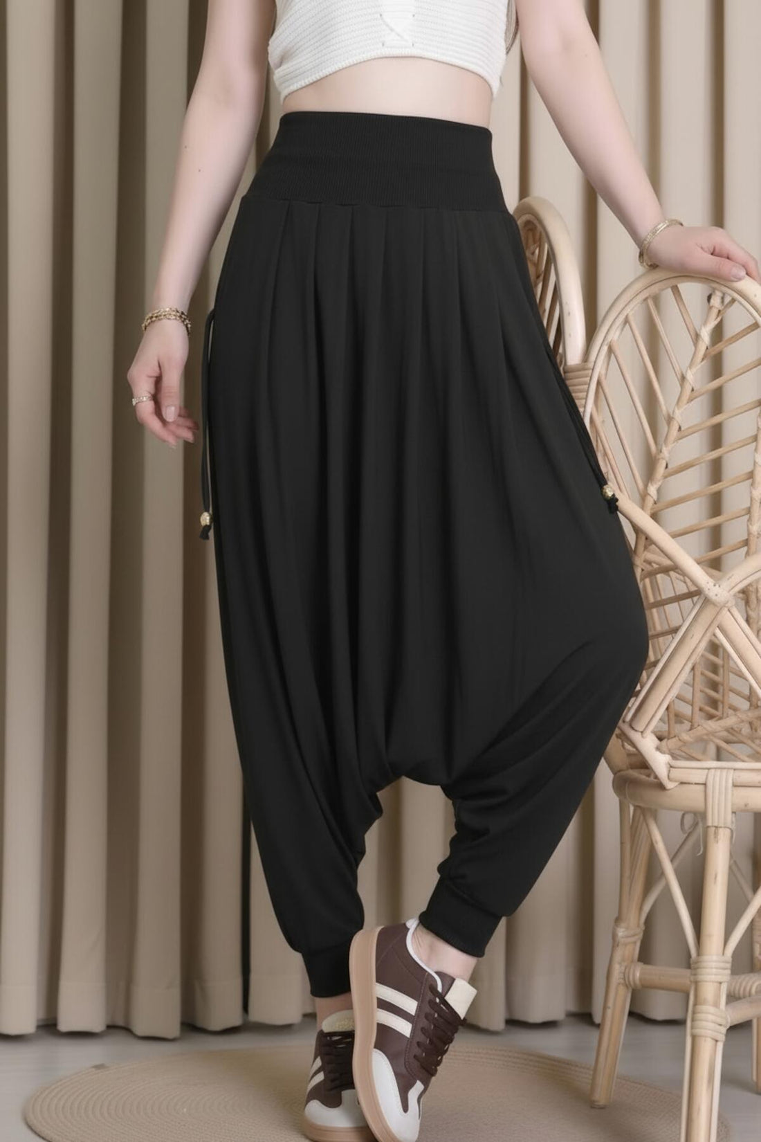 Sandy Broek — Plus Size — Zwart