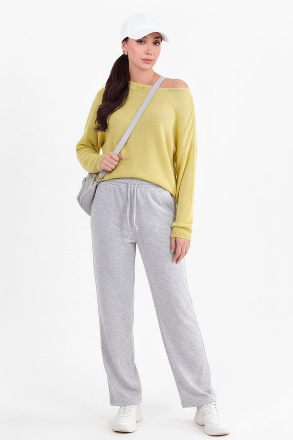 Wijde Joggingbroek Met Zakken, Grijs