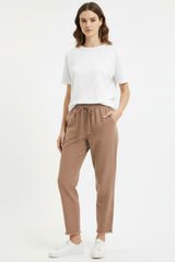 Broek Met Franjes Aan De Zoom – Bruin