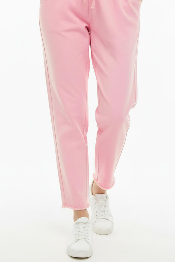 Broek Met Franjes Bij De Zoom — Roze