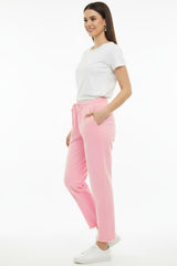 Broek Met Franjes Bij De Zoom — Roze