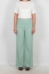 Plus - Size Wide - Leg Broek – Mint