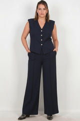 Plus - Size Giletset In Marine