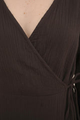 Bruine Mousseline Wikkel - Tuniek