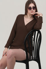 Bruine Mousseline Wikkel - Tuniek