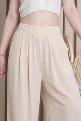 Pantalon Ample En Tencel À Plis, Écru