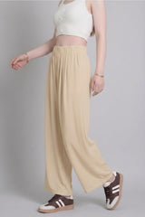 Tencel Plissé Harembroek – Nude