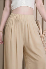 Tencel Plissé Harembroek – Nude