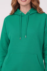 Dames Hoodie - Trainingspak, Driedraads Stof — Groen