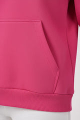 Dames Hoodie - Trainingspak, Driedraads Stof — Fuchsia