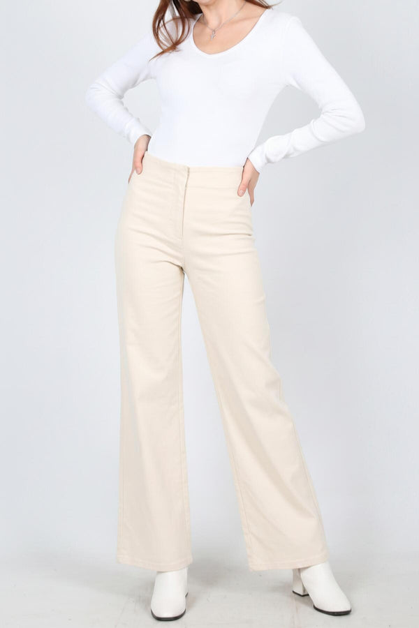 Palazzo - Jeans Met Elastische Taille — Denim