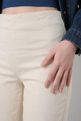Palazzo - Jeans Met Elastische Taille — Denim