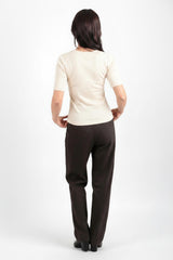 Blouse Met Accessoiredetail – Off‑White